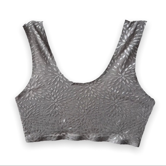 NEW Yummie by Heather Thomson Padded Lace Bra in Mauve Women’s Size Large - Picture 5 of 6